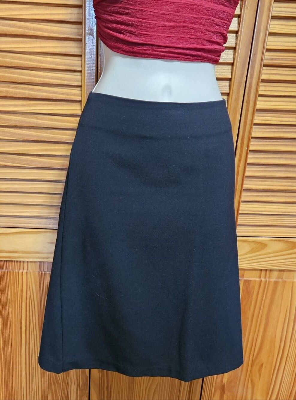 Black Office Skirt Sz Medium